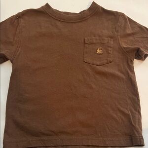 GAP Brown Kids Short Sleeve Tee